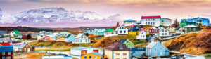Stykkisholmur,Colorful,Icelandic,Houses.,Stykkisholmur,Is,A,Town,Situated,In